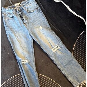 Risen Distressed Blue Women's Jeans